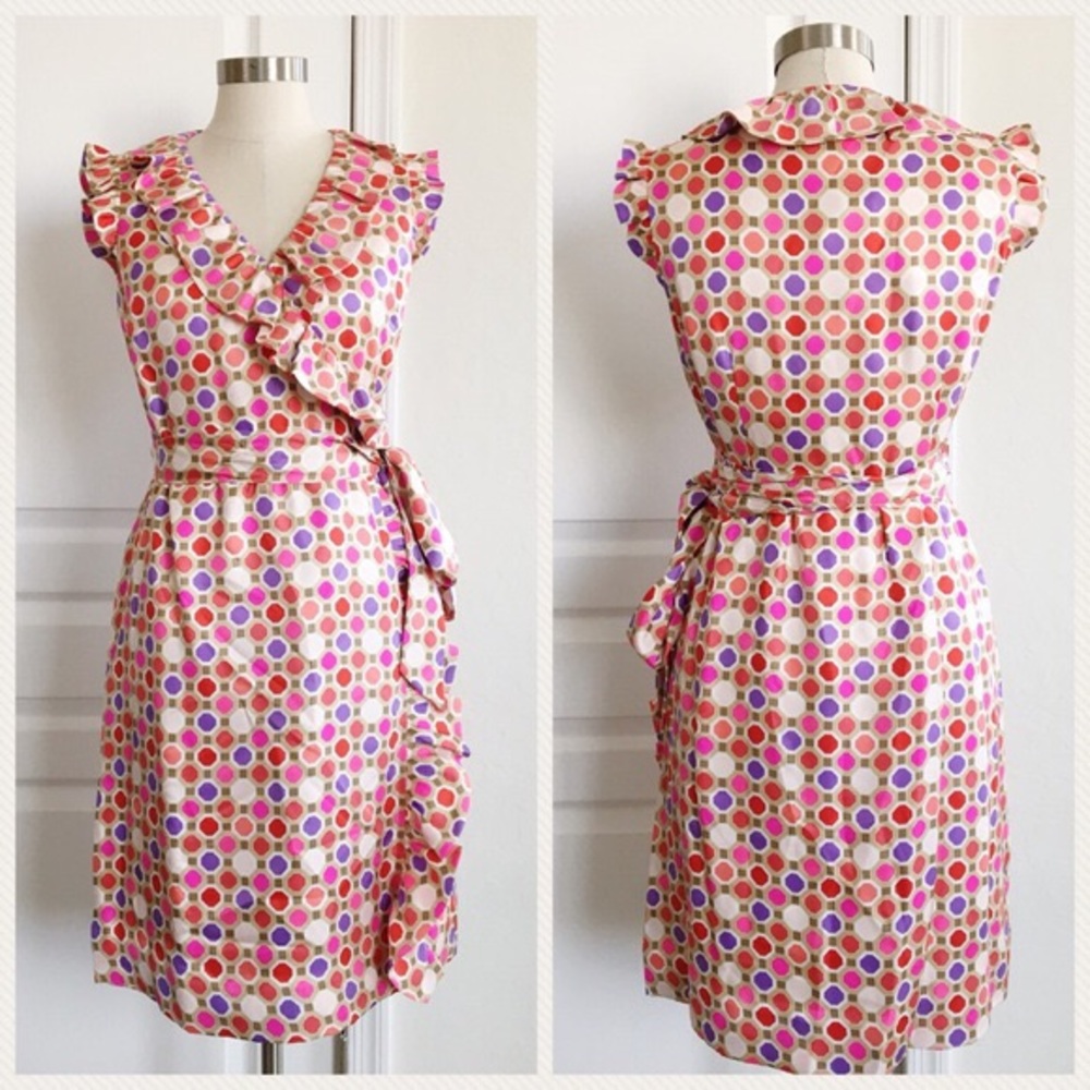 Florence Broadhurst for Kate Spade Silk Wrap Dress